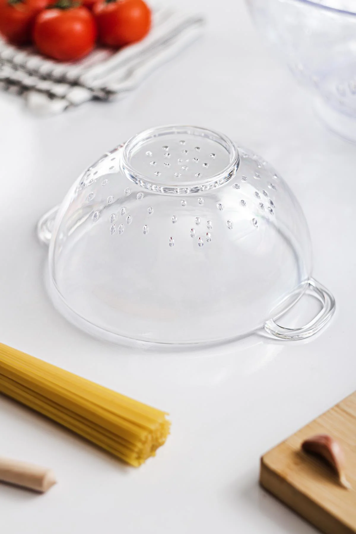 Akrilik Mini Pirinç Süzgeci – 3 Su Bardağı Bakliyat Süzgeci