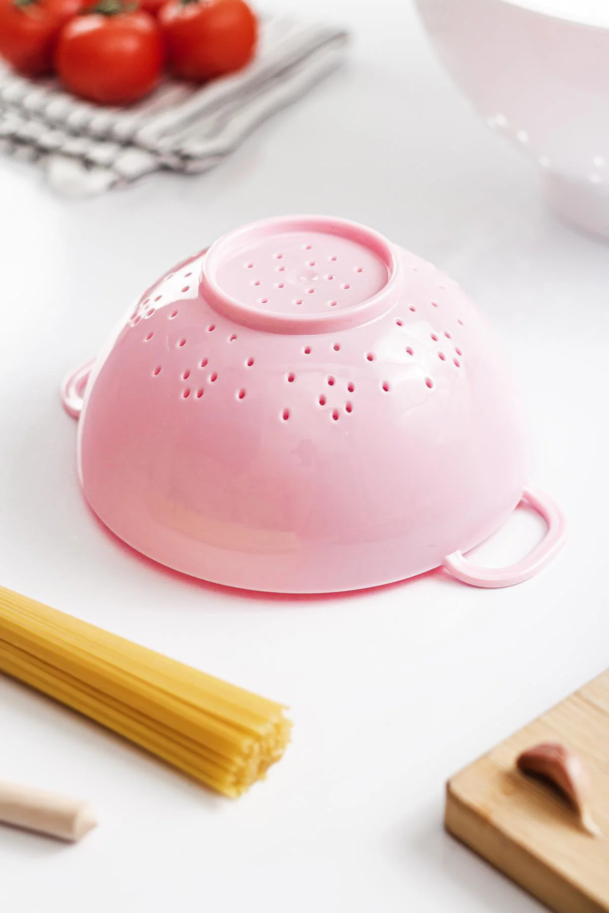 Akrilik Mini Süzgeç – Soft Pembe Pirinç & Bakliyat Süzgeç (3 Su Bardağı)