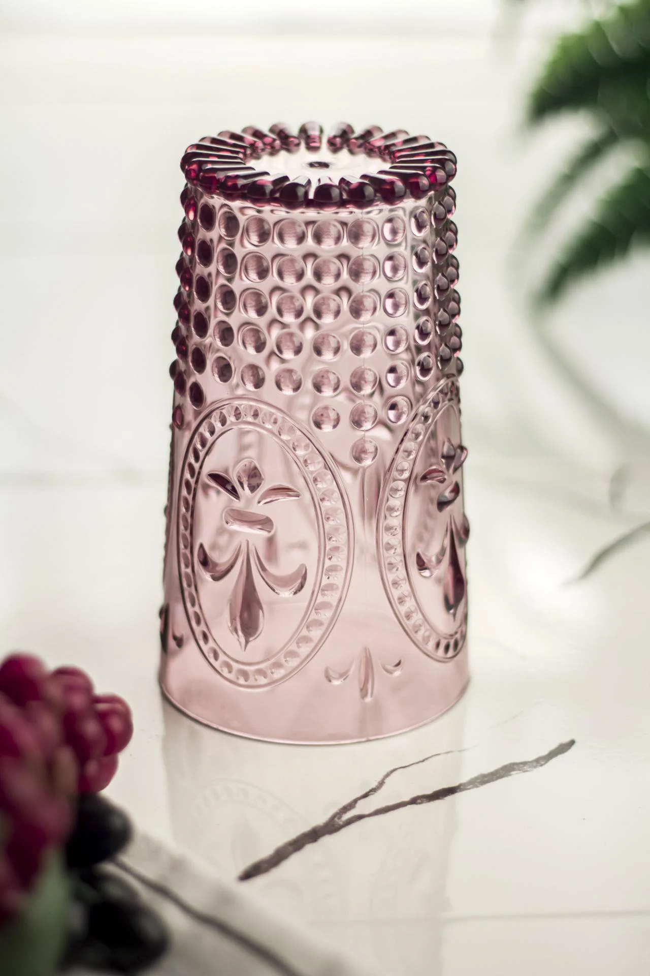Akrilik Mürdüm Bardak 6'lı Set – 750ml Kırılmaz Su & Meşrubat Bardağı