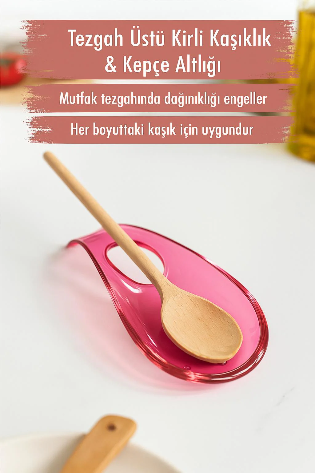 Akrilik Mürdüm Tezgah Üstü Kirli Kaşıklık &amp; Kepçe Altlığı Fiyatı, Yorumları ve Özellikleri