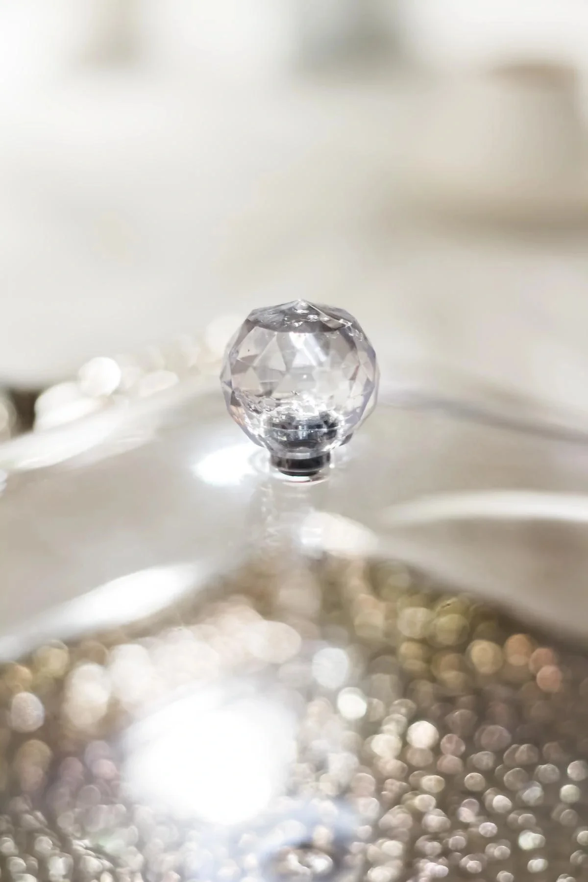 Akrilik Şeffaf 4'lü Tek Kapaklı Kahvaltılık & Sunumluk-2065-1