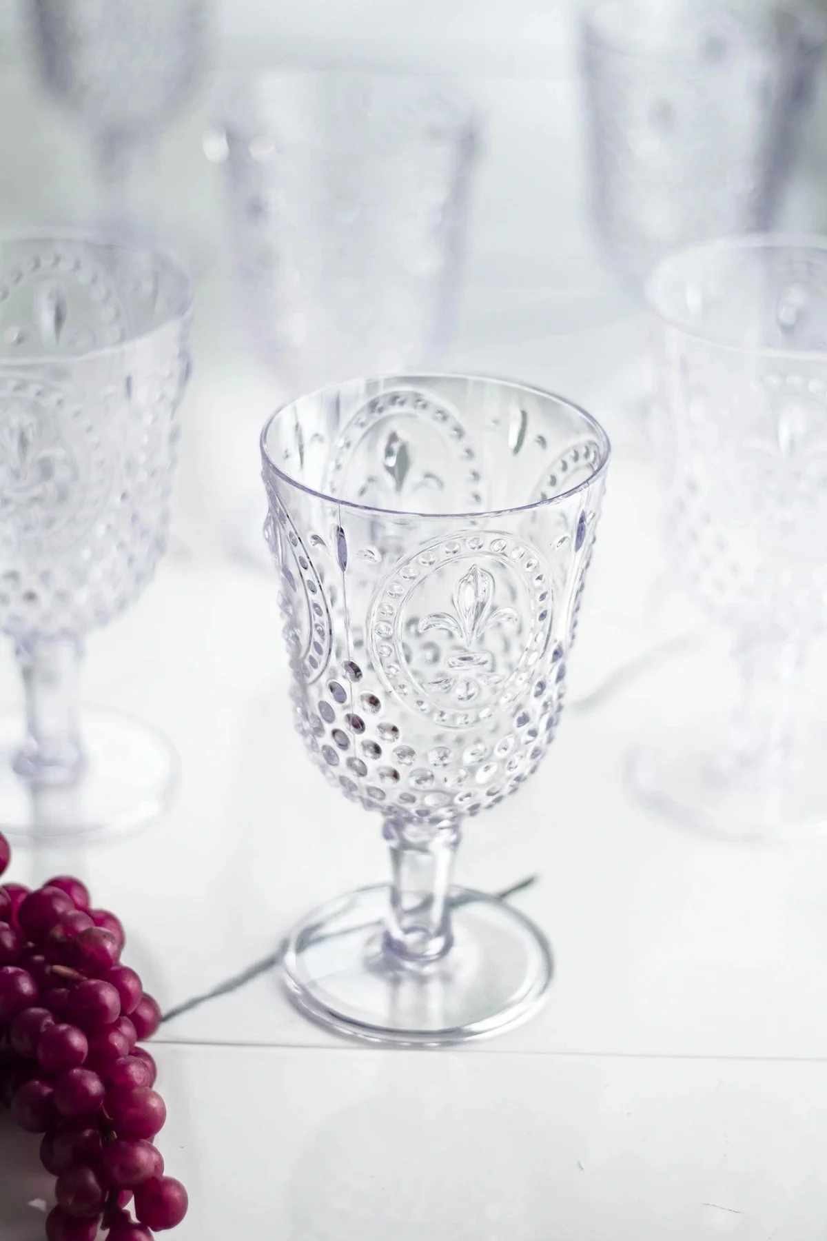 Akrilik Şeffaf Tekli Kadeh & Su Meşrubat Kahve Yanı Bardağı 450 m