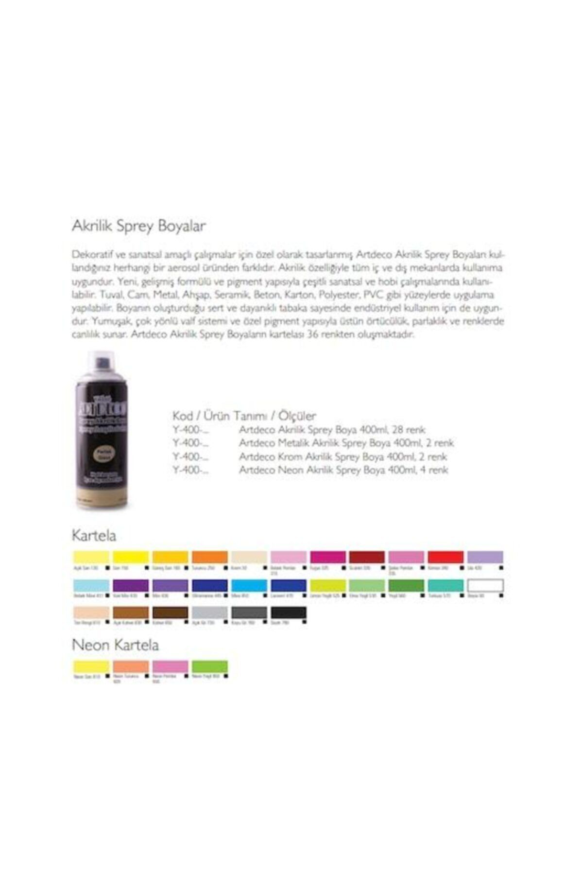 Artdeco Akrilik Sprey Boya 400Ml Bakır 986