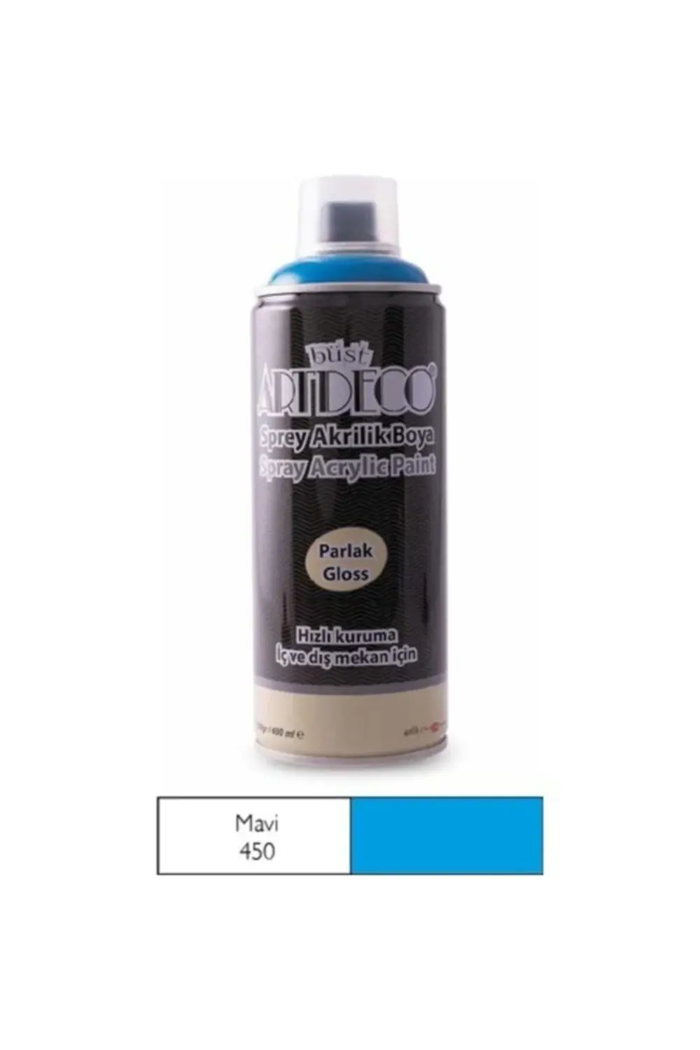 Akrilik Sprey Boya 400 Ml. Mavi