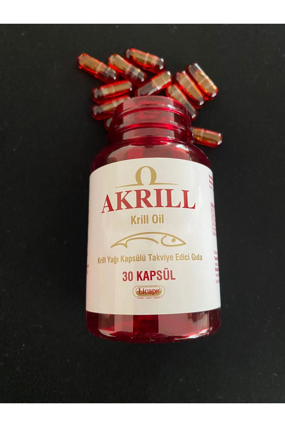 Akrill Krill Oil 30 Kapsül(KRİLL YAĞI KAPSÜLÜ IÇEREN TAKVİYE EDİC