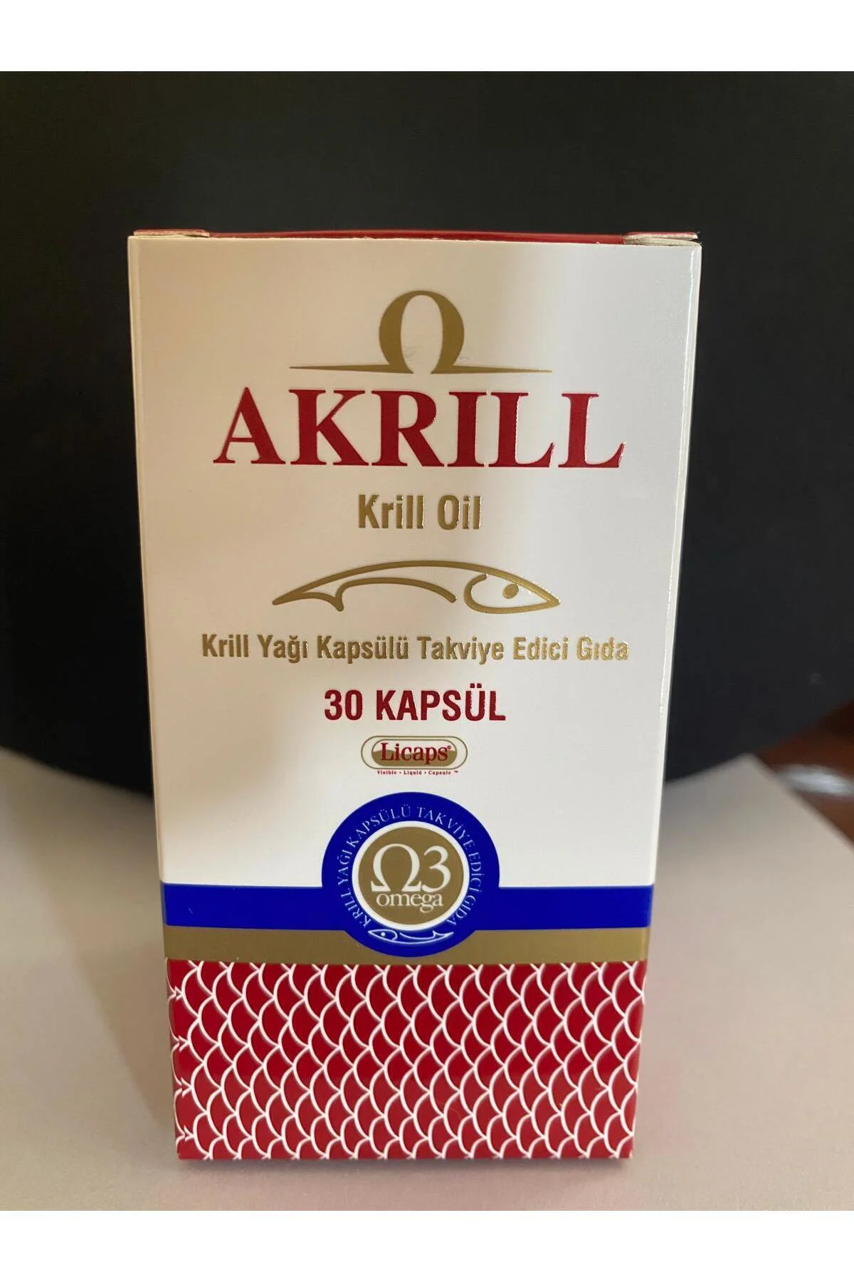 Akrill Krill Oil 30 Kapsül(KRİLL YAĞI KAPSÜLÜ IÇEREN TAKVİYE EDİC