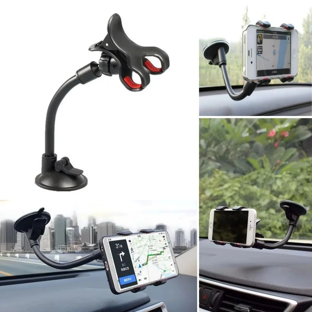 Akrobat Cama Sabitlenen Güçlü Vakumlu 360 Derece Dönen Tüm Modellere Uyan Oto Telefon Tutucu Akrobat Cama Sabitlenen Güçlü Vakumlu 360 Derece Dönen Tüm Modellere Uyan Oto Telefon Tutucu