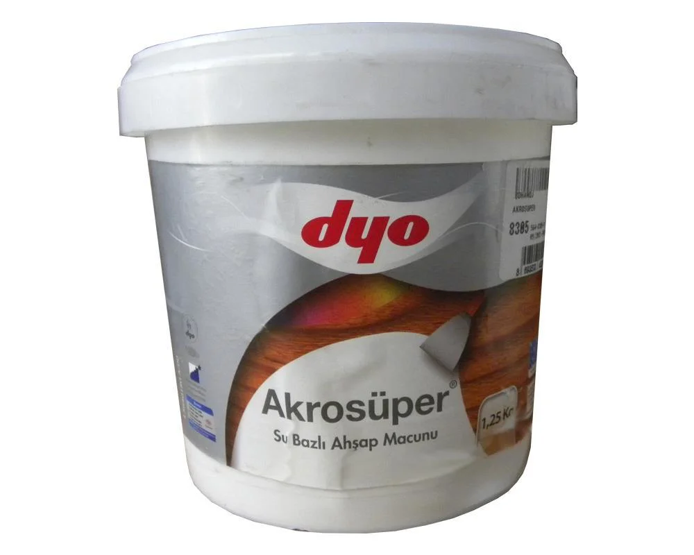 Akrosüper Ahşap Macunu 1,25 Kg
