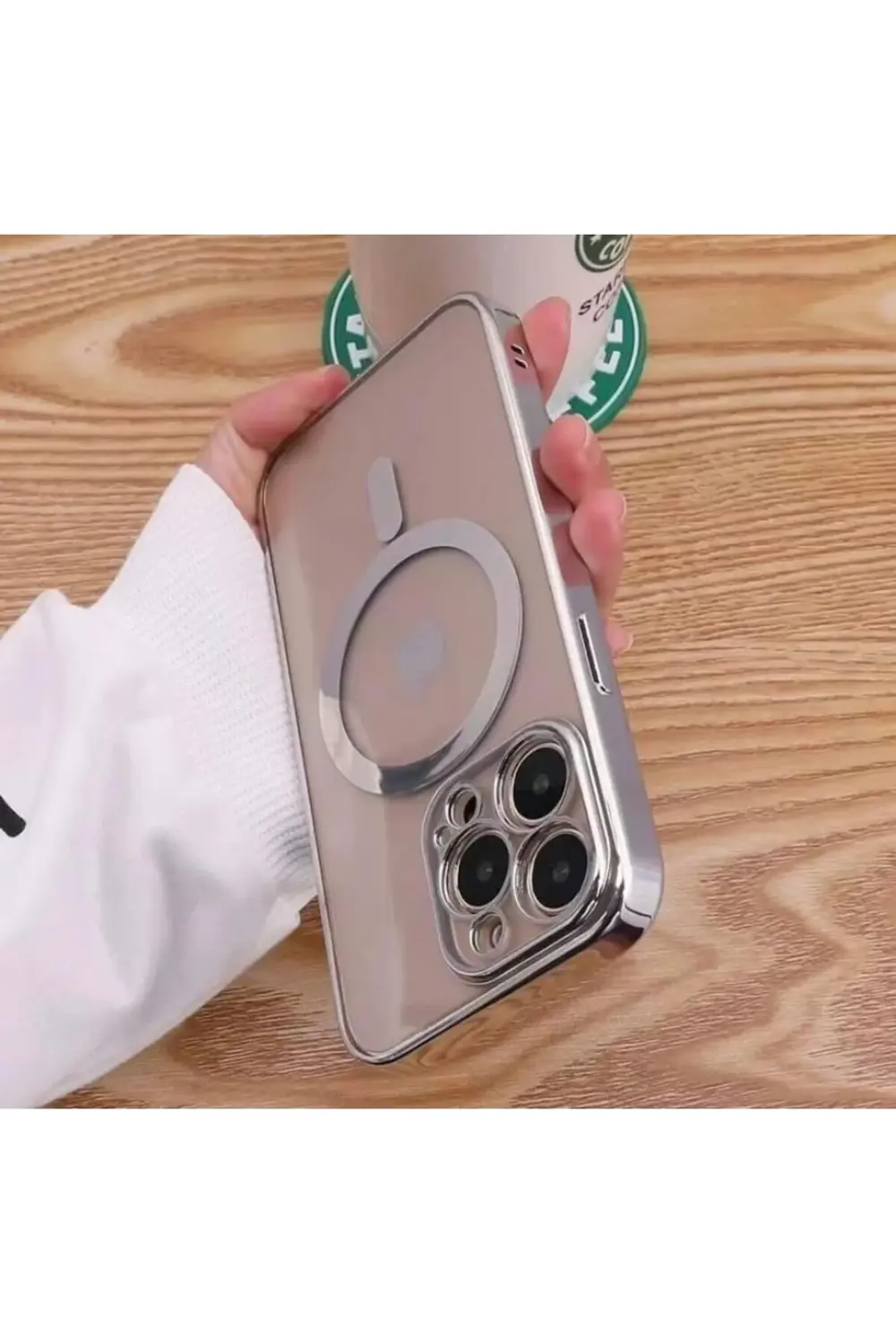 aks iphone 14 pro için kablosuz şarj ile uyumlu, kamera lens koru