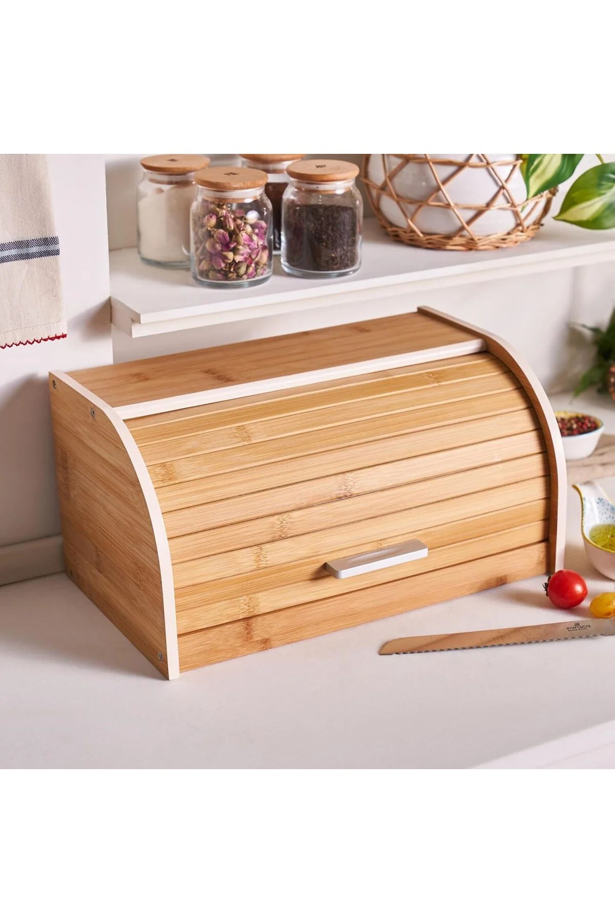 Aksel Bamboo Ekmek Kutusu
