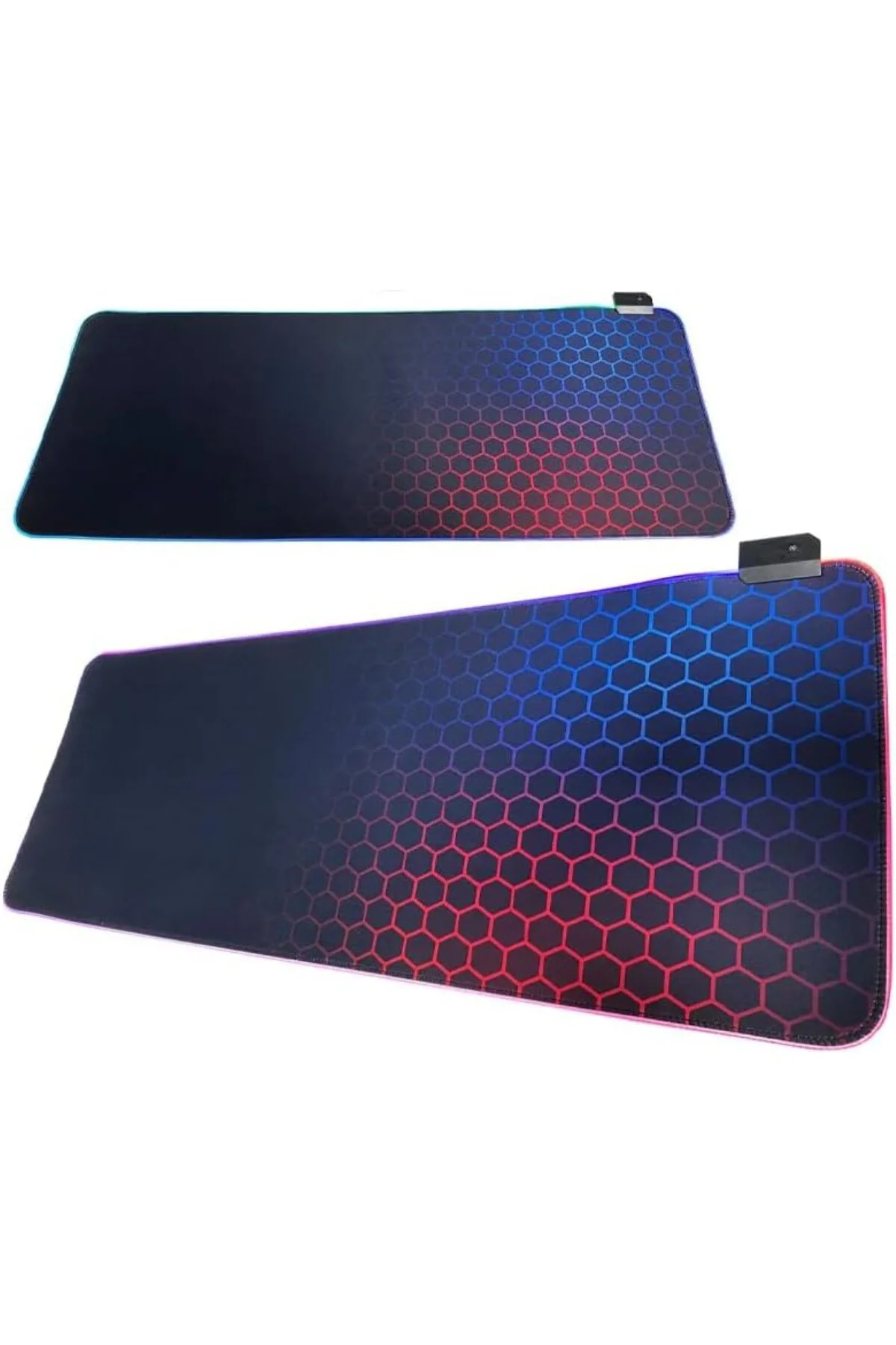 Aksesuarcı 80x30cm Büyük Boy Xxl Resimli Desenli Mousepad Rgb Led