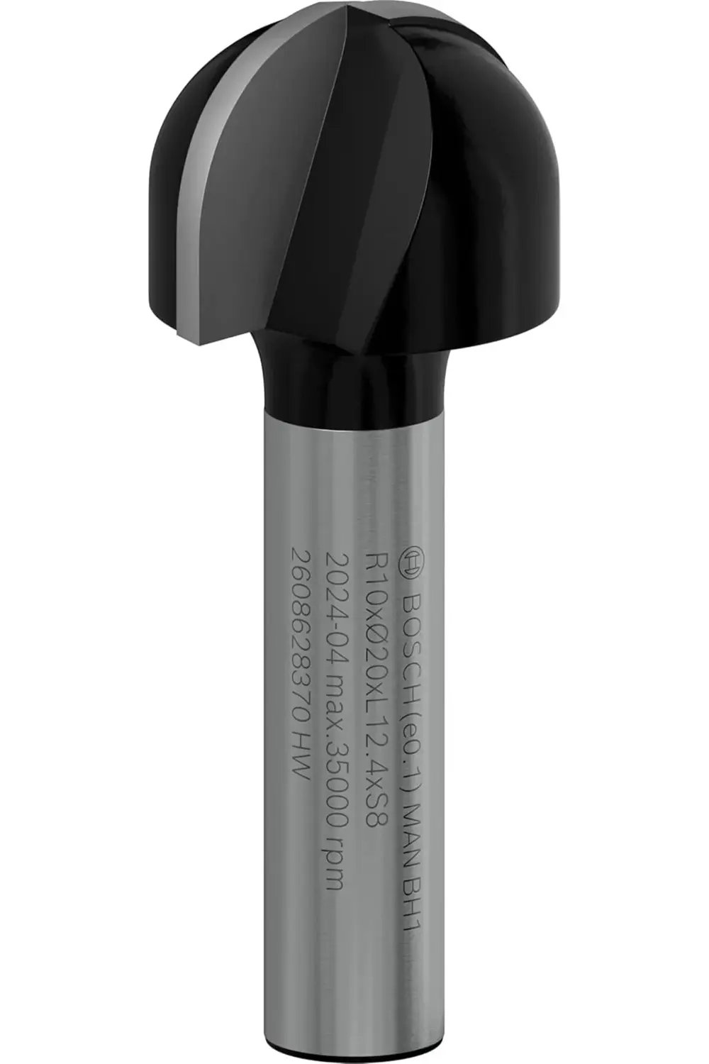 aksesuarı 2608628370 oyuklu freze Ç 8 mm, R1 10 mm, Çap 20 mm, L