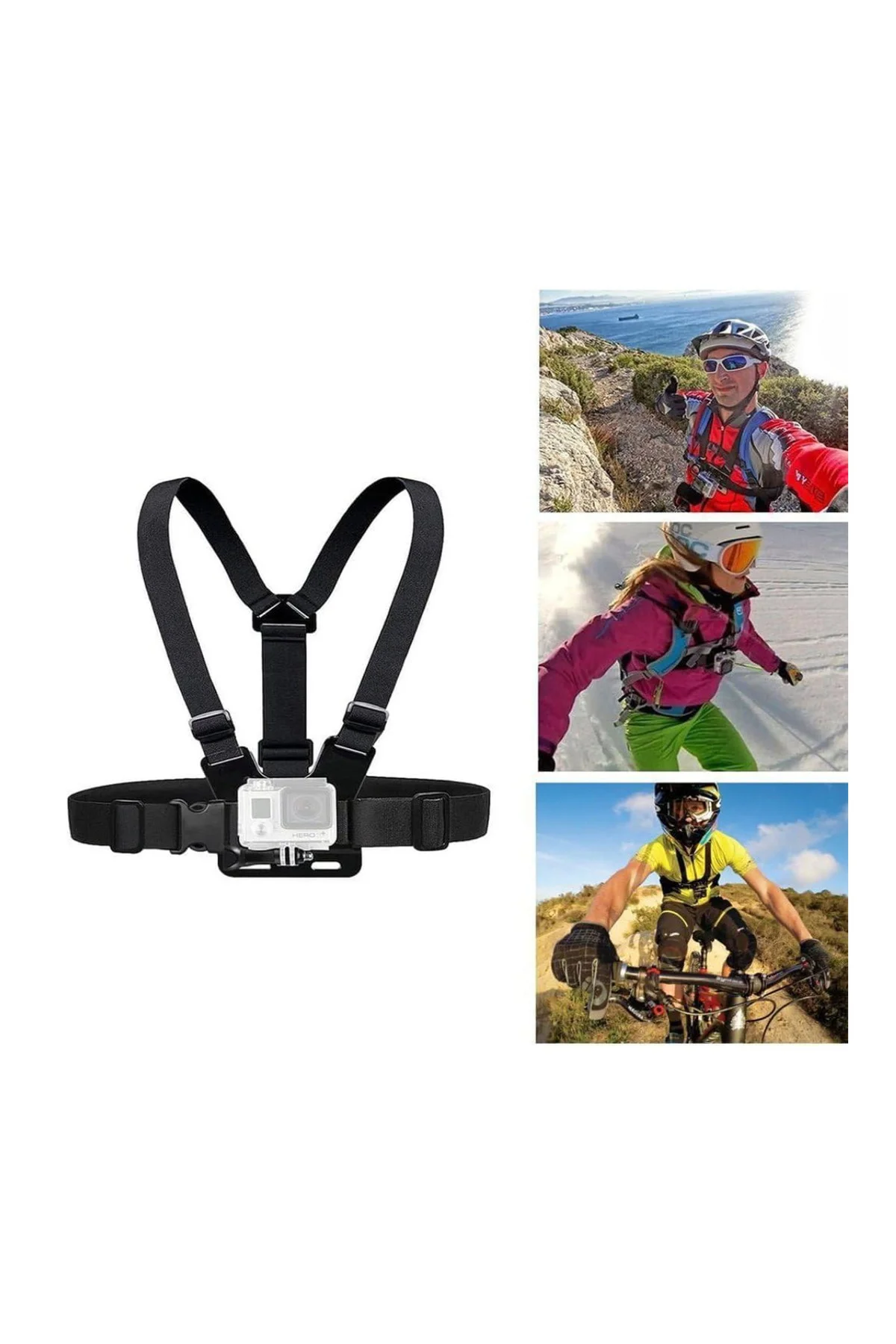Aksiyon Kamera Göğüs Kit (Gopro / İnsta360)