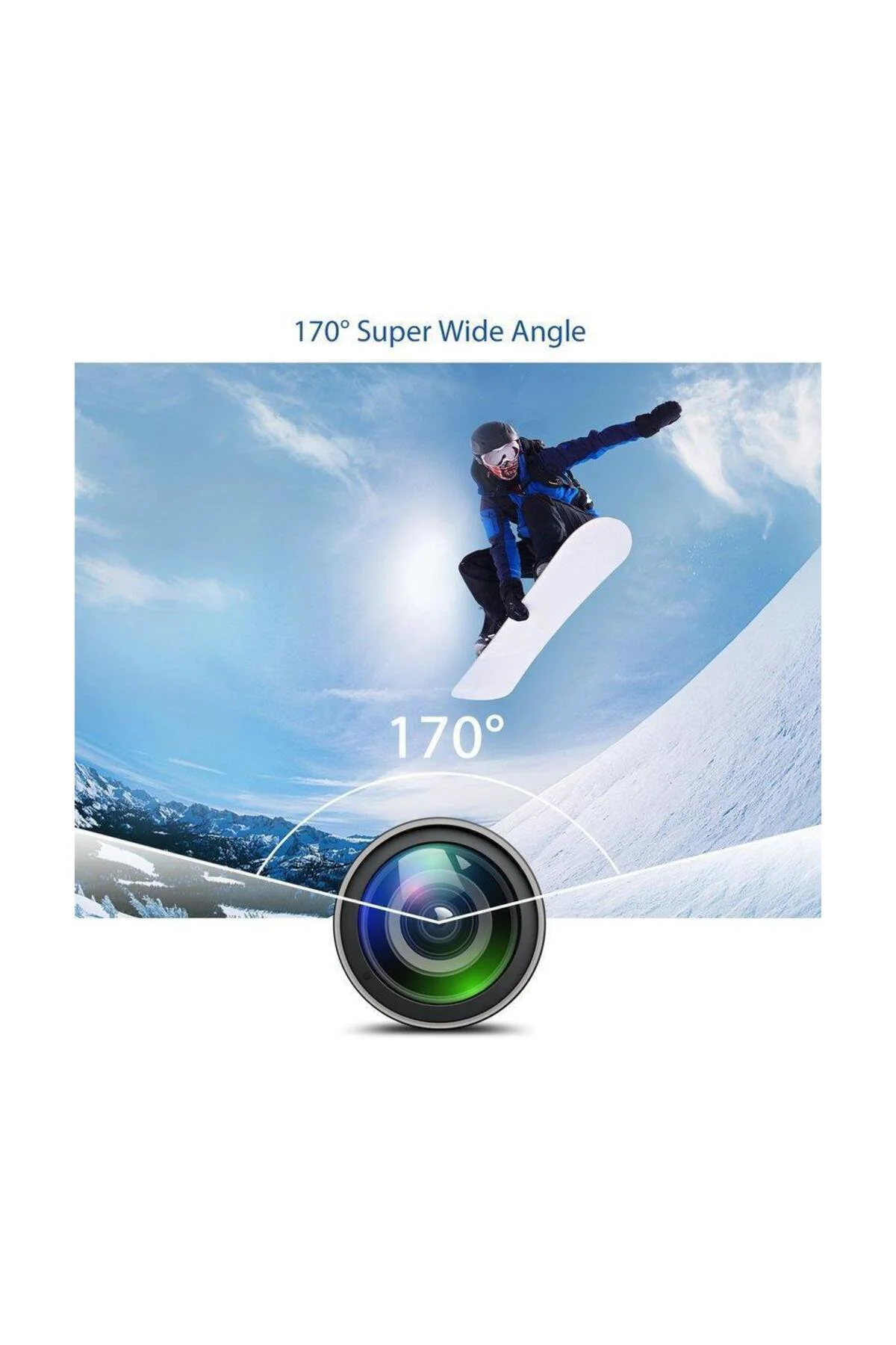 Aksiyon Kamerası Wi-Fi KS504 4K Ultra HD 170 Derece 32 Gb Aksiyon Kamerası Wi-Fi KS504 4K Ultra HD 170 Derece 32 Gb
