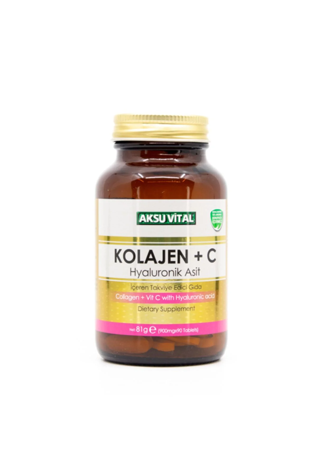 Aksuvital Kolajen + C Vitamini & Hyaluronik Asit 90 Tablet