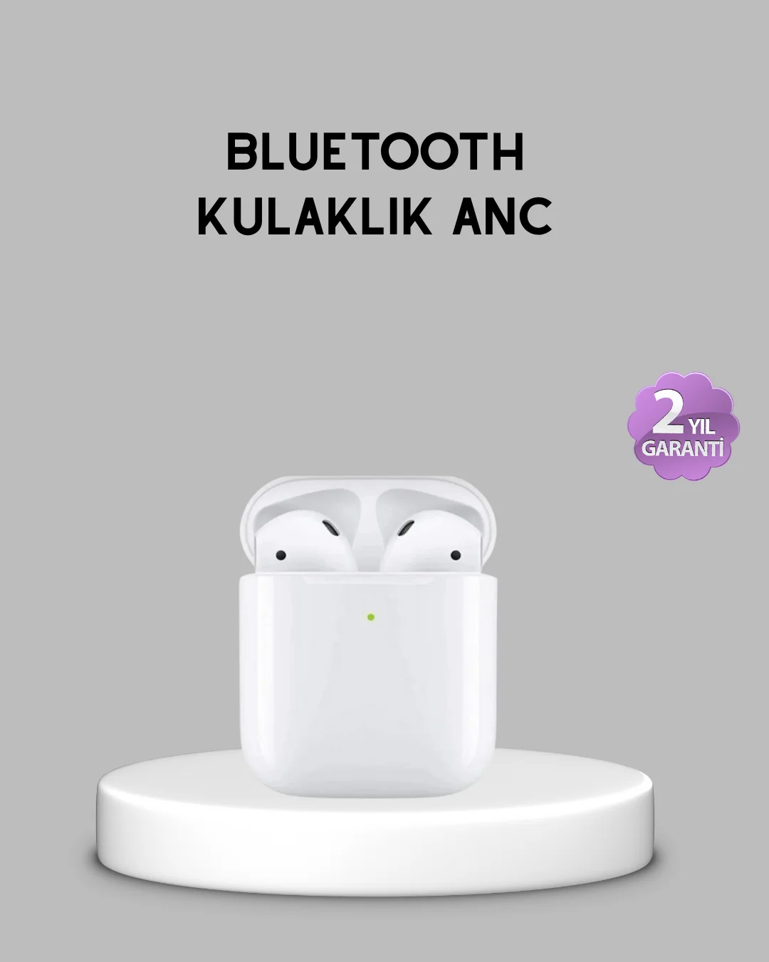 Aktif Gürültü Önlemeli RGB Işıklı Kablosuz Kulak Üstü Kulaklık