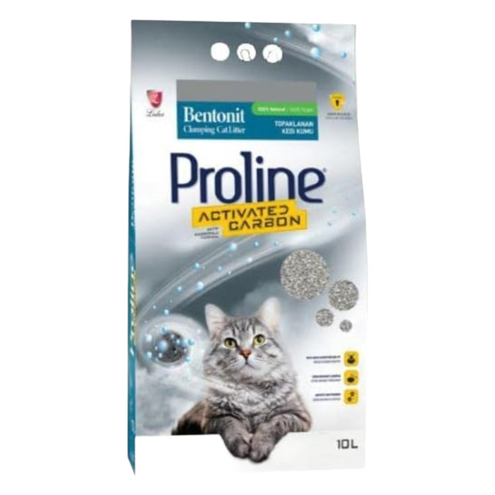 Proline Aktif Karbonlu Bentonit Kedi Kumu 10 Lt