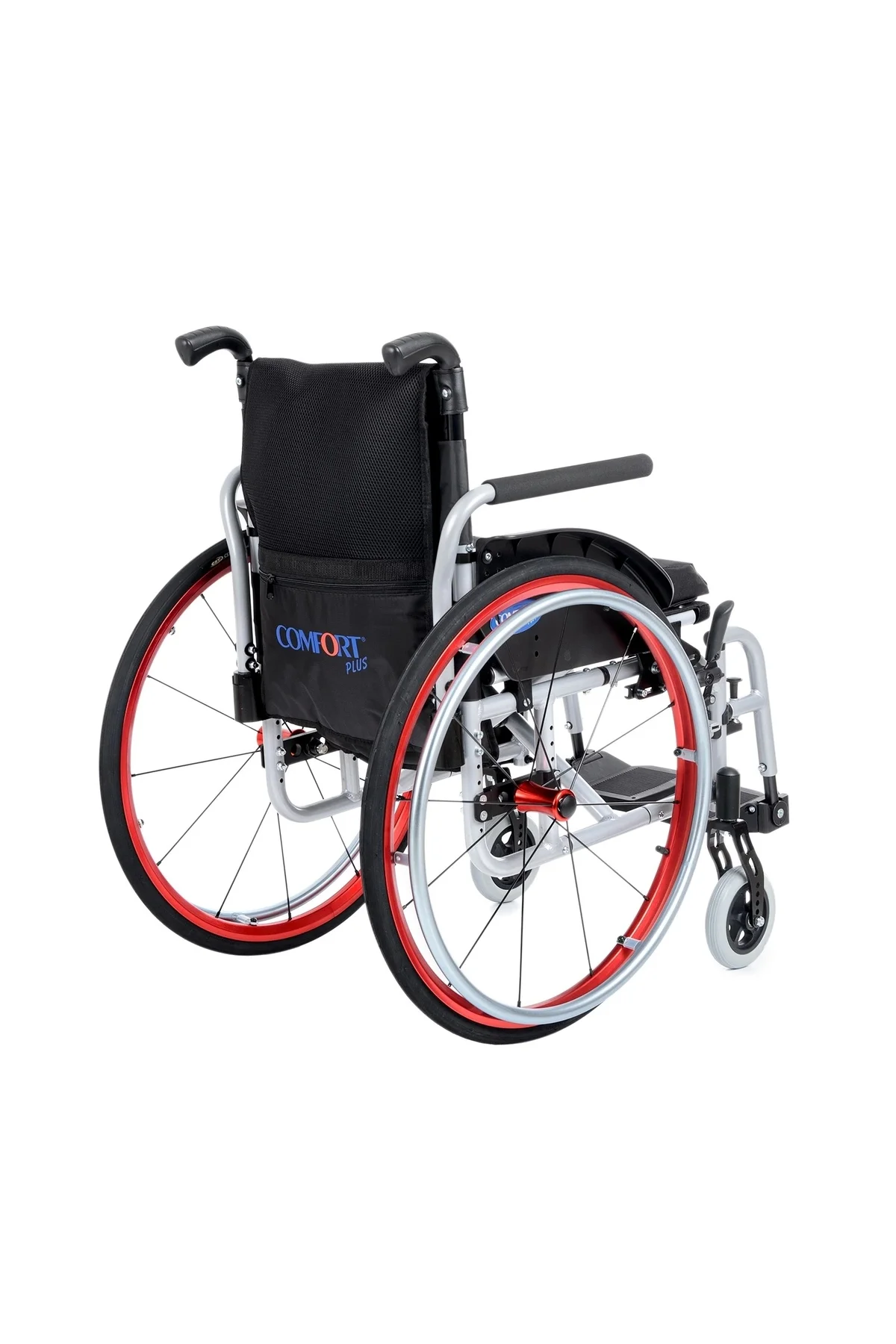 Aktif Sandalye | Hafif Alüminyum Şase, Quick Release Tekerlek, 40 cm Oturum, DM-315 - Görsel 4