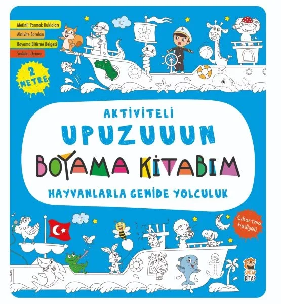 Aktiviteli Upuzuuun Boyama Kitabım - Hayvanlarla Gemide Yolculuk Fiyatı, Yorumları ve Özellikleri