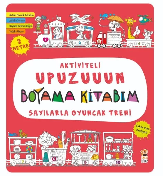 Aktiviteli Upuzuuun Boyama Kitabım - Sayılarla Oyuncak Treni Fiyatı, Yorumları ve Özellikleri