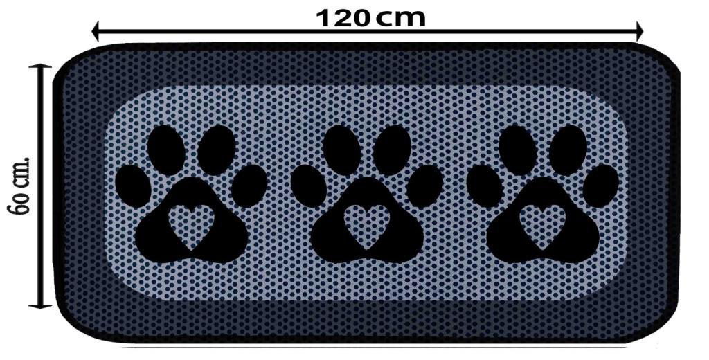 Aktunç  Elekli Tuvalet Desenli Önü Kedi Kumu Paspası 60X120 Cm Des