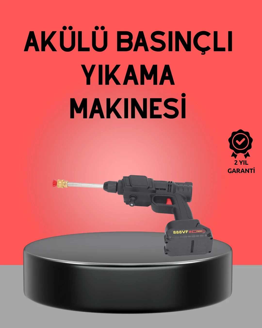 Akülü Basınçlı Yıkama Tabancası 450PSI Su Püskürtme Makinesi Akülü Basınçlı Yıkama Tabancası 450PSI Su Püskürtme Makinesi