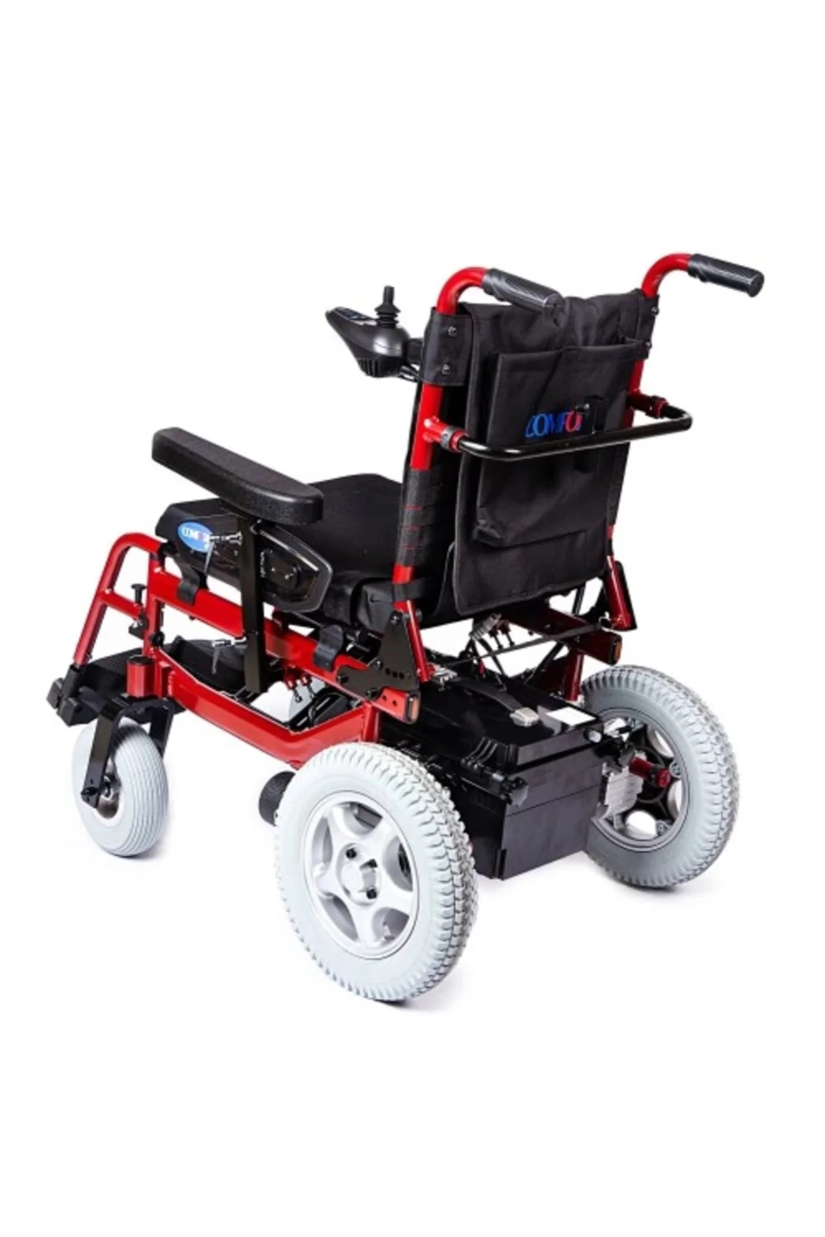 Akülü Sandalye Bordo | 340W Motor, Yatar Sırt, Katlanır Alüminyum Şase, 130 kg, Allure Akülü Sandalye Bordo | 340W Motor, Yatar Sırt, Katlanır Alüminyum Şase, 130 kg, Allure