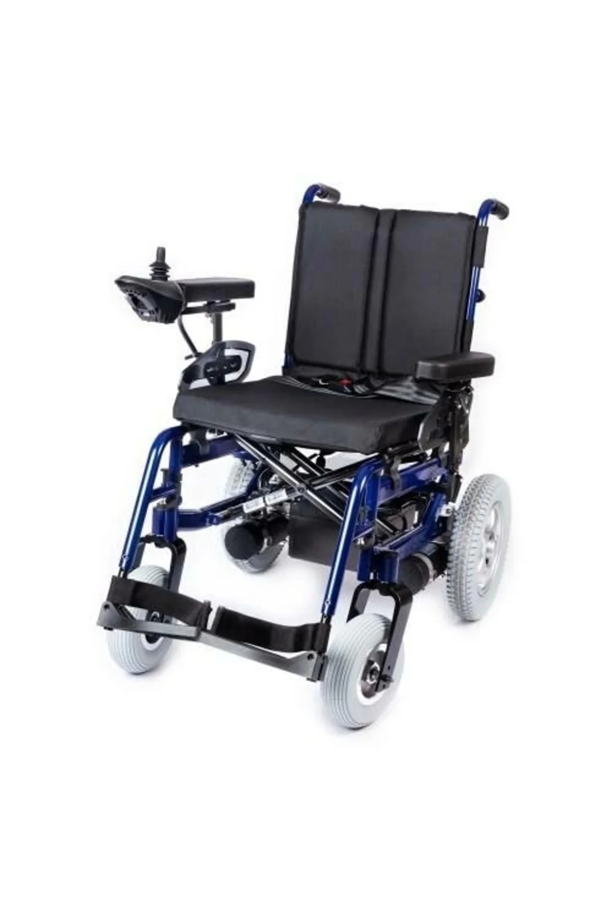 Akülü Sandalye Lacivert | 340W Motor, Yatar Sırt, Katlanır Alüminyum Şase, 130kg Allure Akülü Sandalye Lacivert | 340W Motor, Yatar Sırt, Katlanır Alüminyum Şase, 130kg Allure