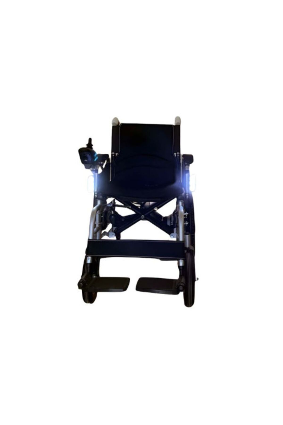 Trentline Akülü Tekerlekli Sandalye Katlanabilir, Yil102-F Aydınlatma Farlı