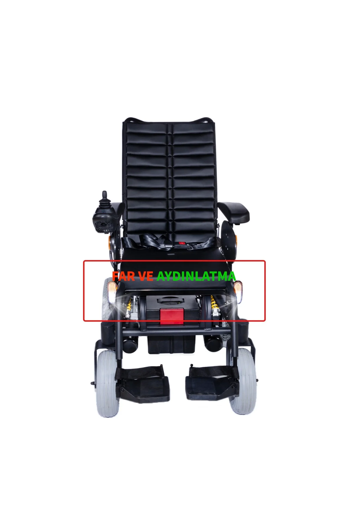 Akülü Tekerlekli Sandalye | Amortisörlü Lüks Sürüş,2x320W Motor,Işıklı Joystick, DM-450 Akülü Tekerlekli Sandalye | Amortisörlü Lüks Sürüş,2x320W Motor,Işıklı Joystick, DM-450