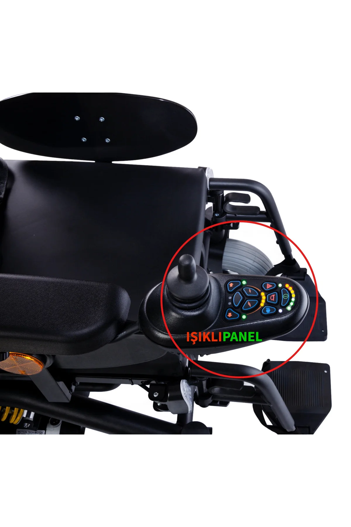 Akülü Tekerlekli Sandalye | Amortisörlü Lüks Sürüş,2x320W Motor,Işıklı Joystick, DM-450 Akülü Tekerlekli Sandalye | Amortisörlü Lüks Sürüş,2x320W Motor,Işıklı Joystick, DM-450