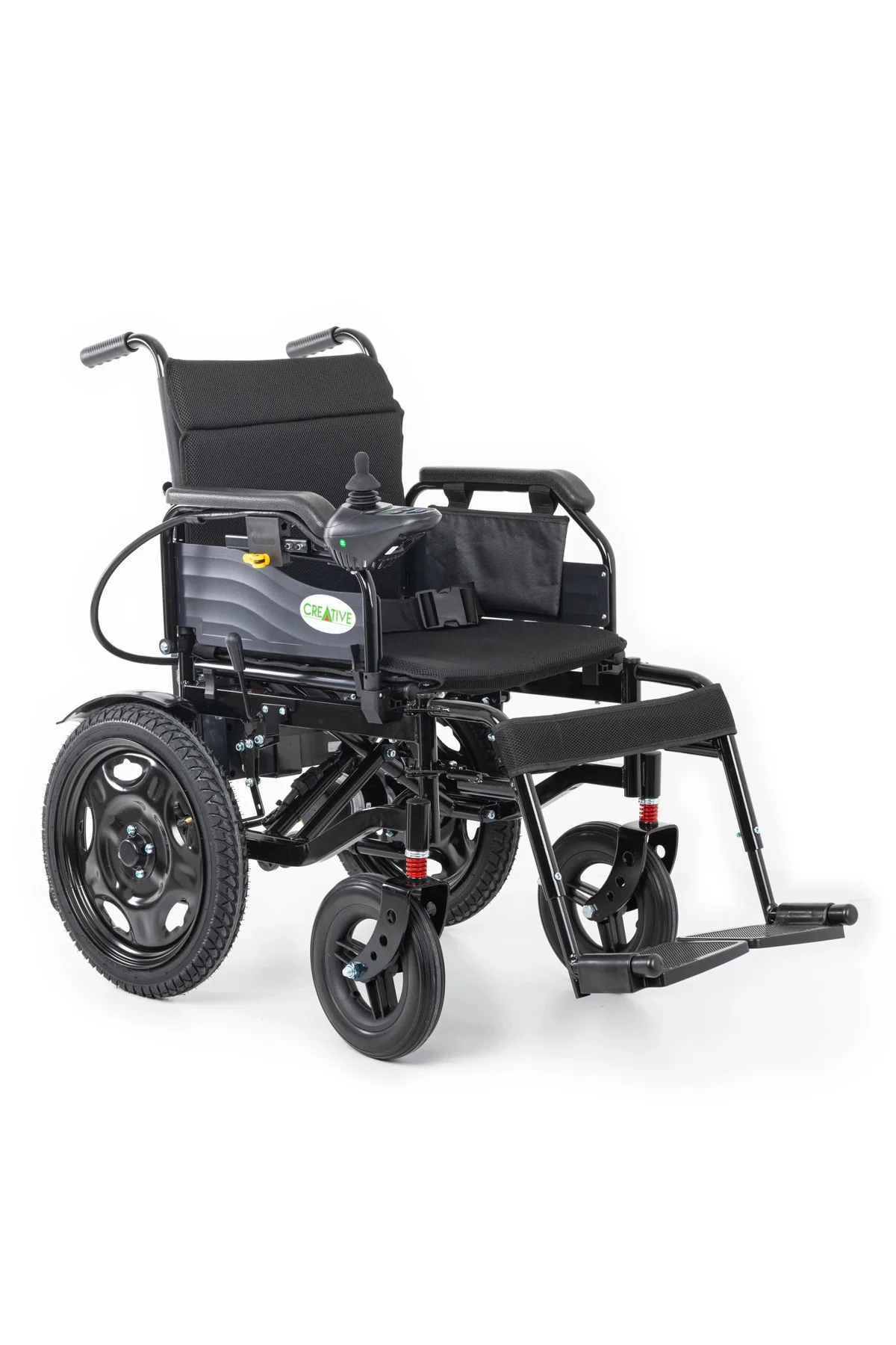 Akülü Tekerlekli Sandalye | Katlanabilir Çelik Şase, Havalı Arka Teker, 250W Motor CR-1005 Akülü Tekerlekli Sandalye | Katlanabilir Çelik Şase, Havalı Arka Teker, 250W Motor CR-1005