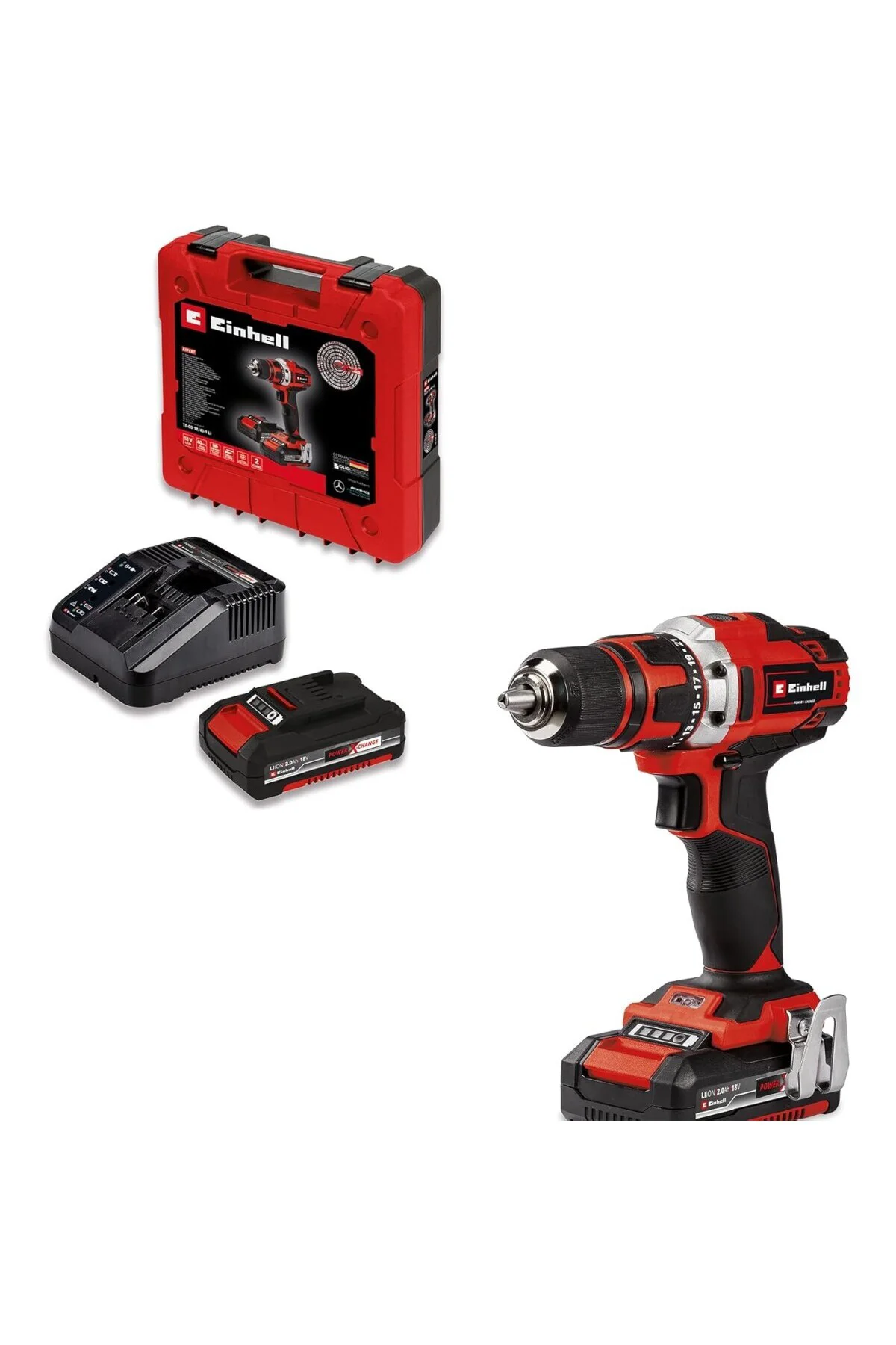 Akülü Vidalama TE-CD 18/40-1 Li Kit Power X-Change (18 V, 40 Nm, Akülü Vidalama TE-CD 18/40-1 Li Kit Power X-Change (18 V, 40 Nm,