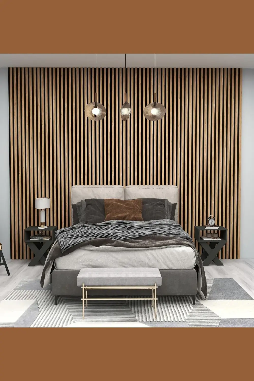 Akustik Duvar Paneli MDF Duvar Paneli 61x278 cm Akupanel Dekorati