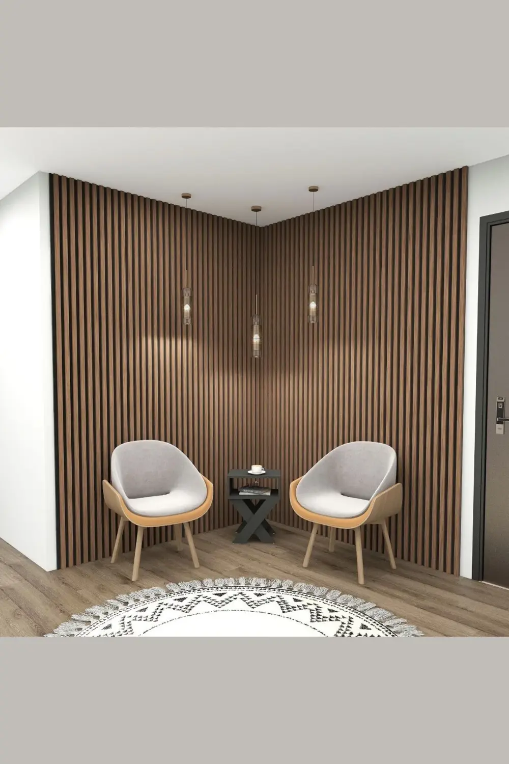 Akustik Duvar Paneli MDF Duvar Paneli 61x278 cm Akupanel Dekorati