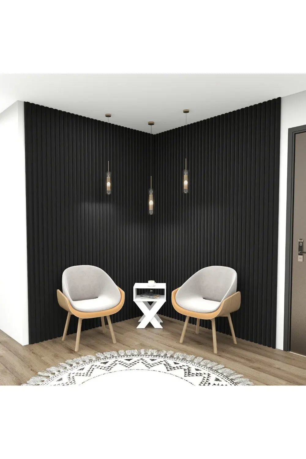 Akustik Duvar Paneli MDF Duvar Paneli 61x278 cm Akupanel Dekorati