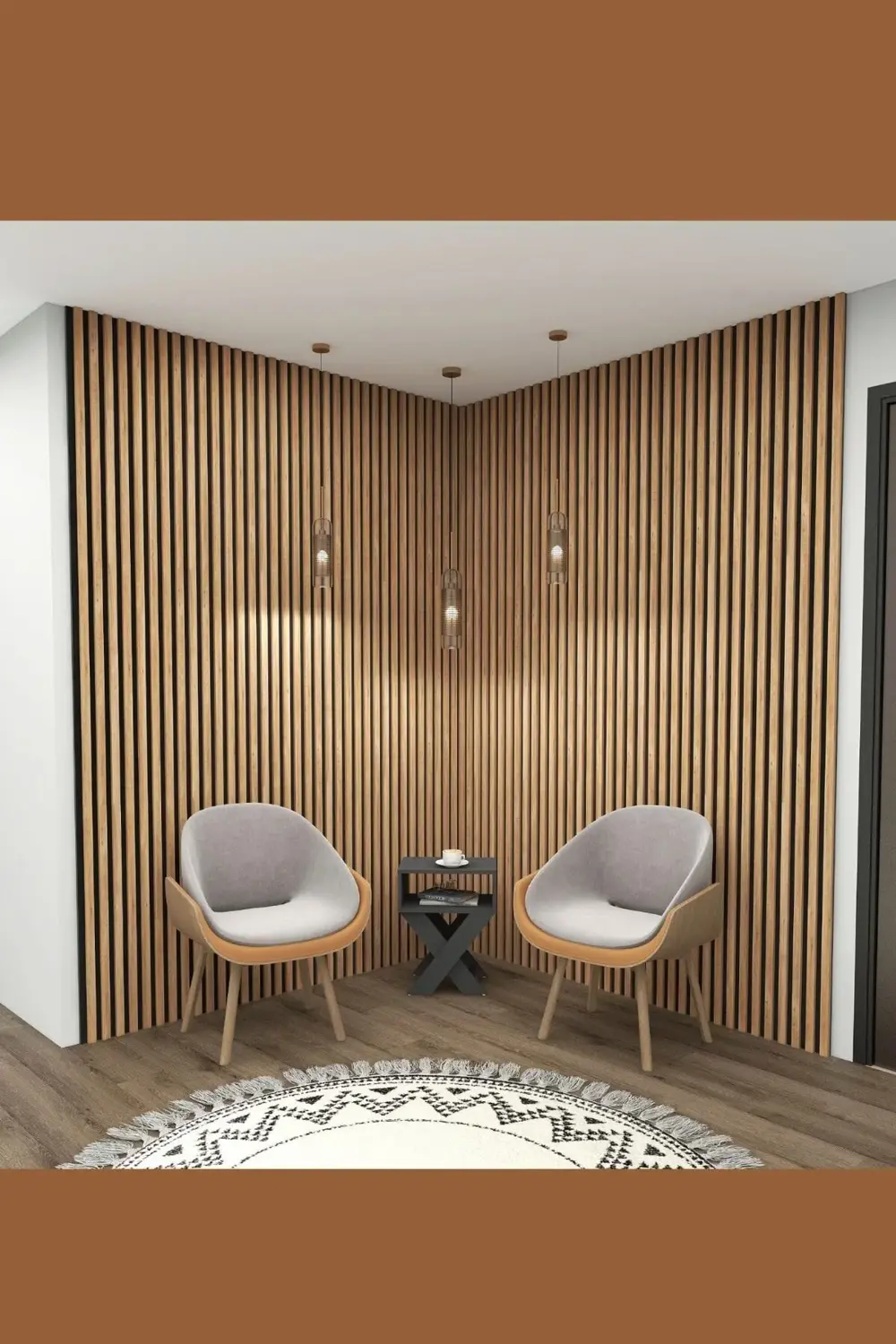 Akustik Duvar Paneli MDF Duvar Paneli 61x278 cm Akupanel Dekorati