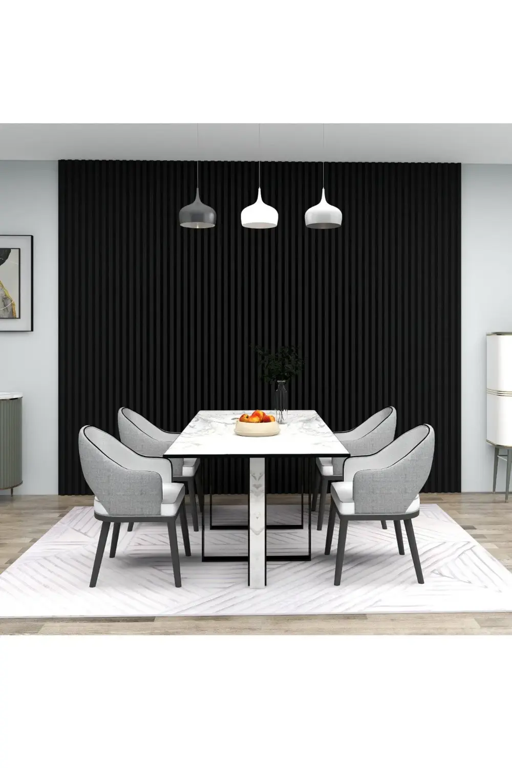 Akustik Duvar Paneli MDF Duvar Paneli 61x278 cm Akupanel Dekorati