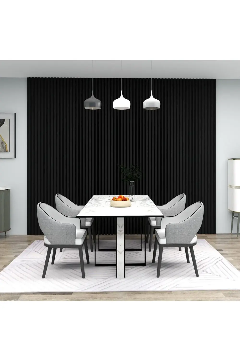 Akustik Duvar Paneli MDF Duvar Paneli 61x278 cm Akupanel Dekorati