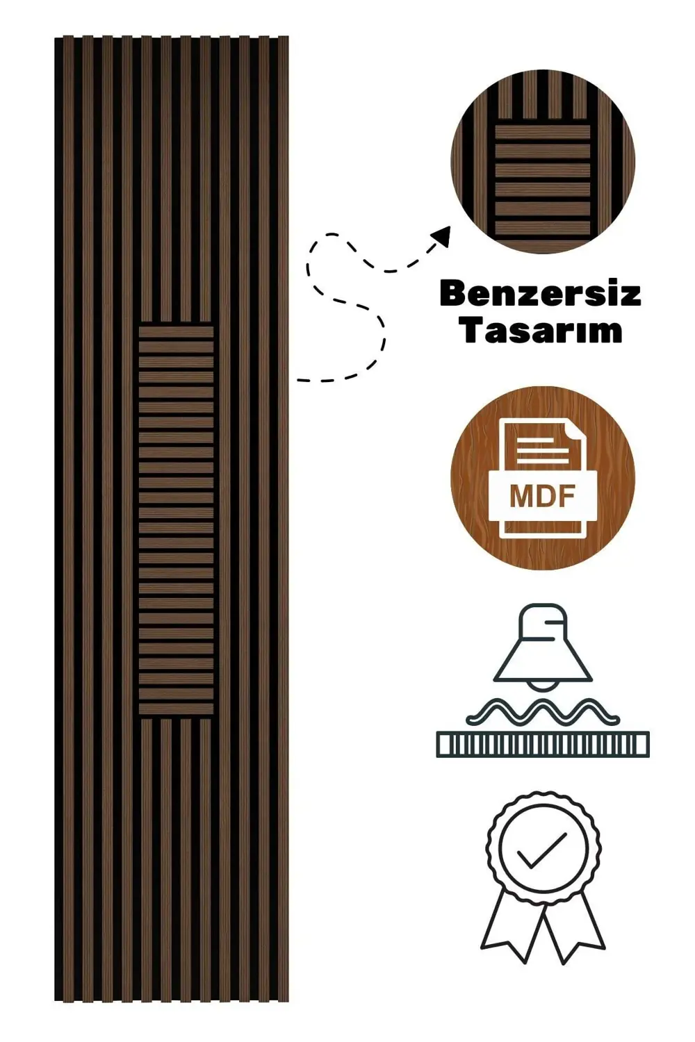 Akustik Duvar Paneli Plus MDF Duvar Paneli Akupanel Ses Yalıtım &