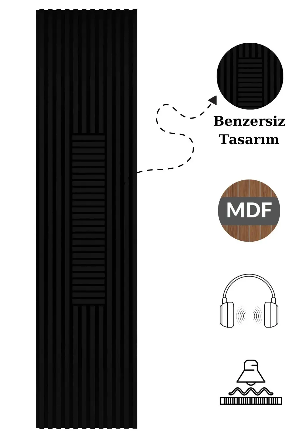 Akustik Duvar Paneli Plus MDF Duvar Paneli Akupanel Ses Yalıtım &