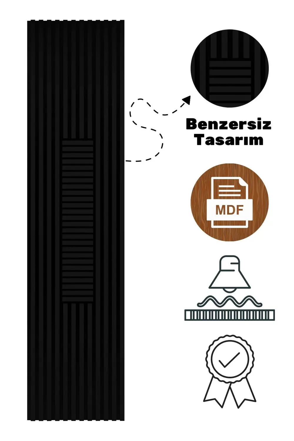 Akustik Duvar Paneli Plus MDF Duvar Paneli Akupanel Ses Yalıtım &