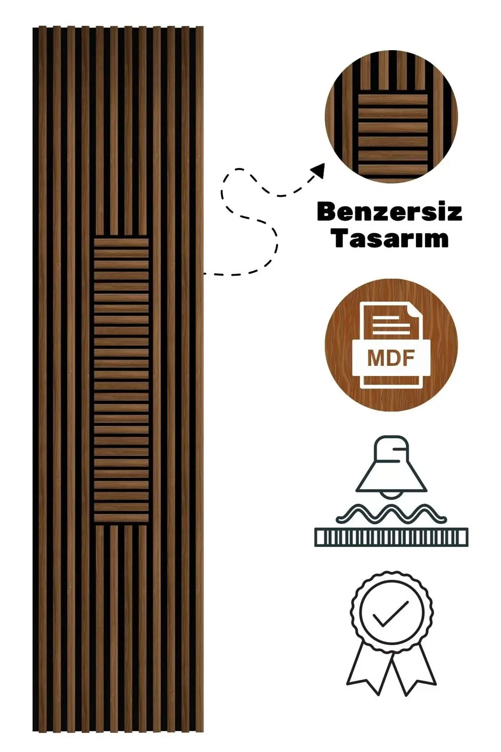 Akustik Duvar Paneli Plus MDF Duvar Paneli Akupanel Ses Yalıtım &