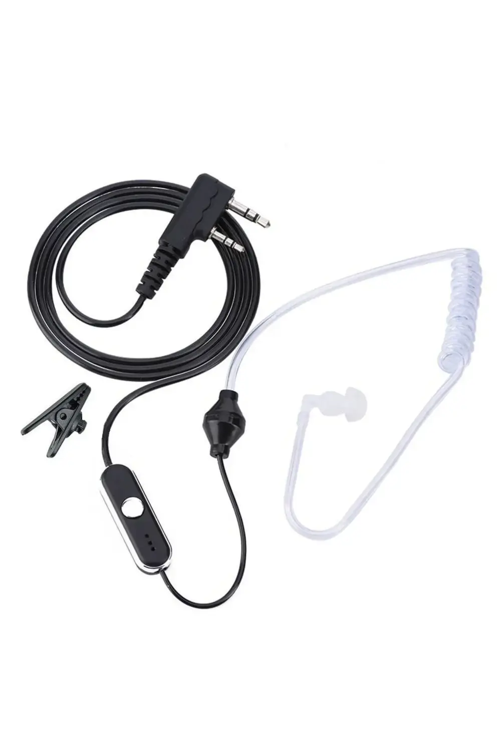 Akustik Hortumlu Telsiz Kulaklığı (siyah)(baofeng-kırısun-sfe-wou