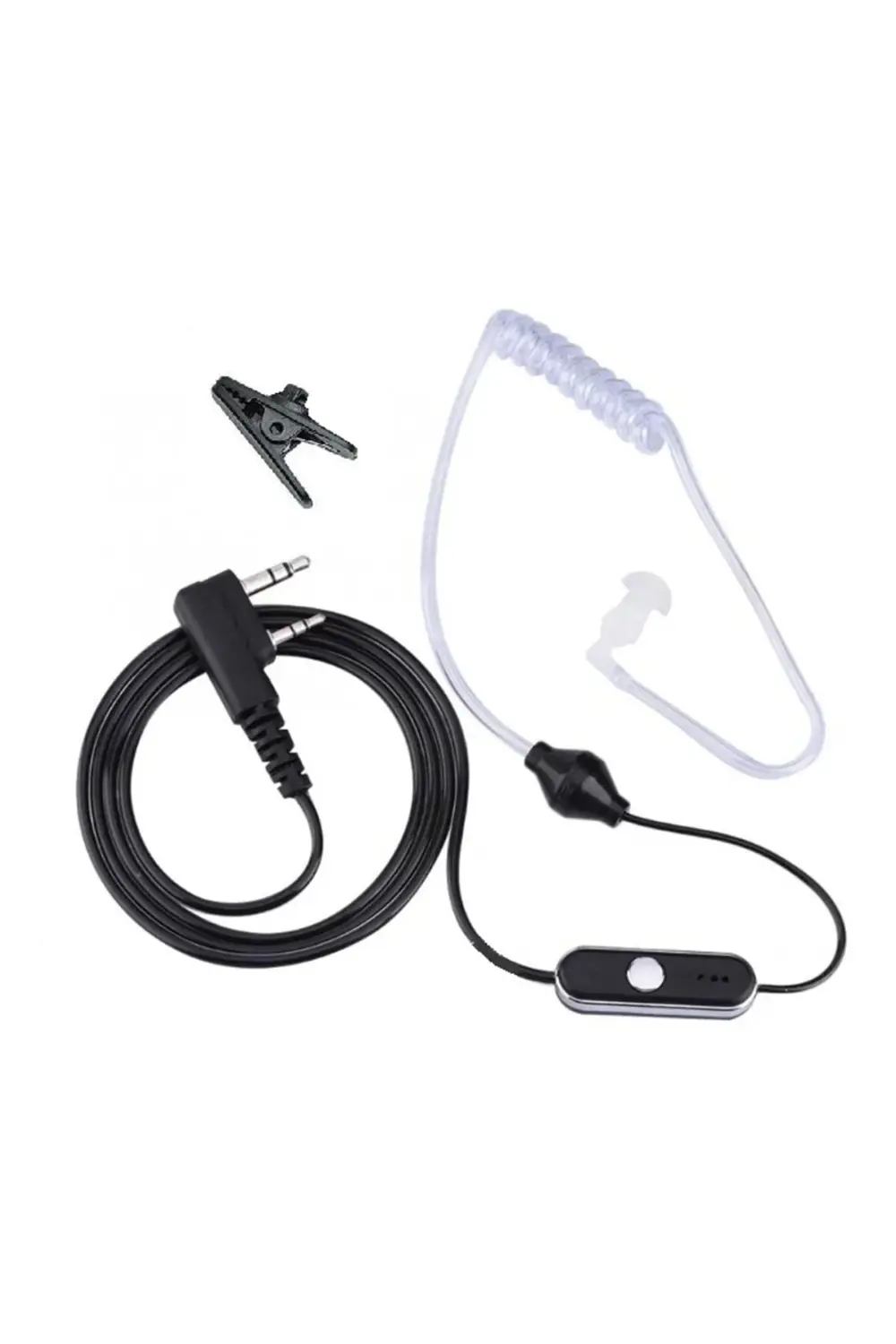 Akustik Hortumlu Telsiz Kulaklığı (siyah)(baofeng-kırısun-sfe-wou