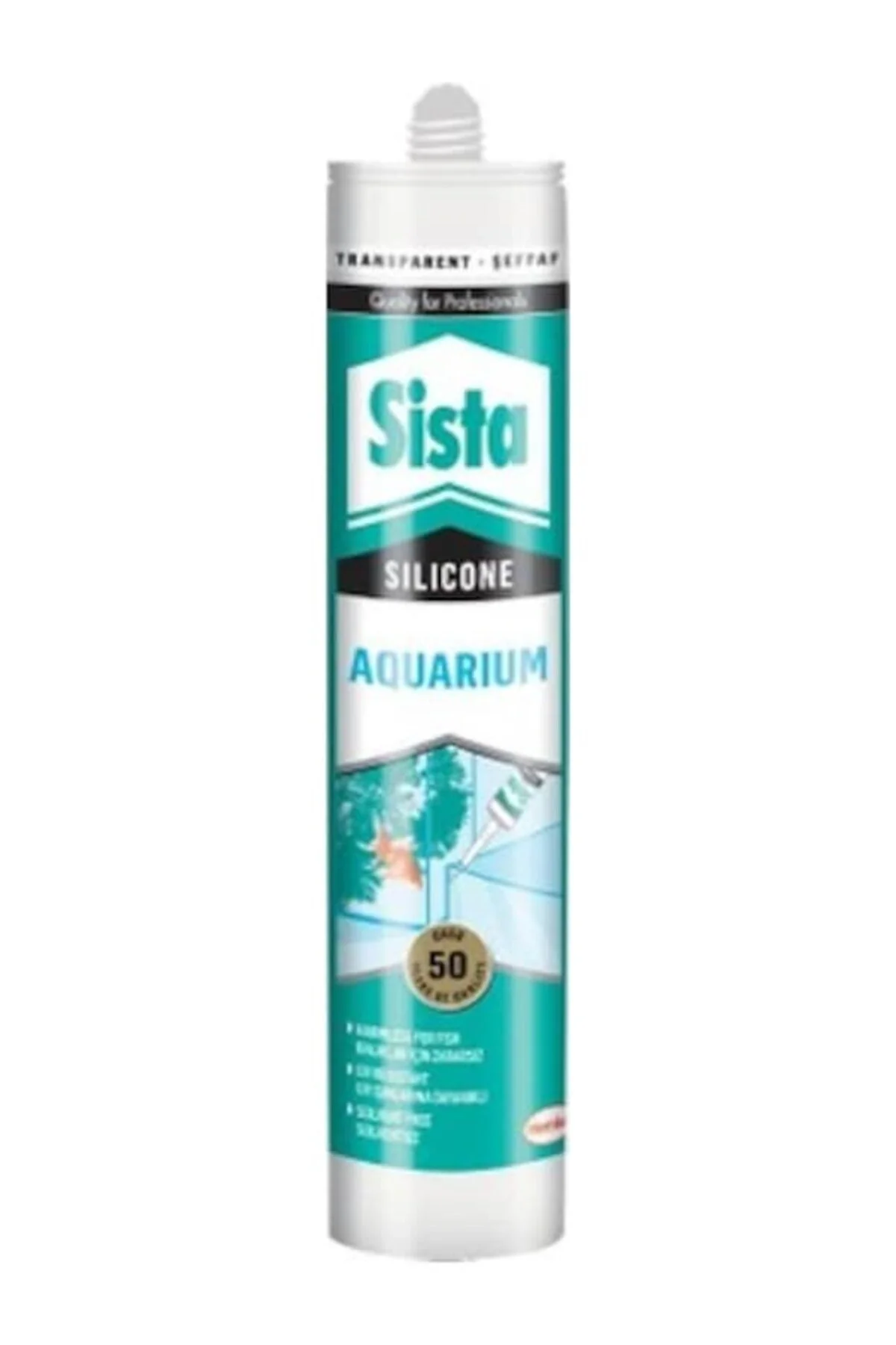 Akvaryum Silikonu Şeffaf 310 ML 3 Adet