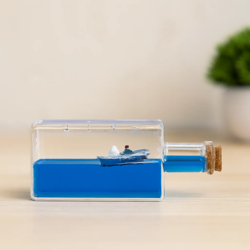 Akvaryum Yüzen Dekoratif Gemi Figürü - Dikdörtgen Mika Şişe 4.2x6.4x17 cm Fiyatı, Yorumları ve Özellikleri