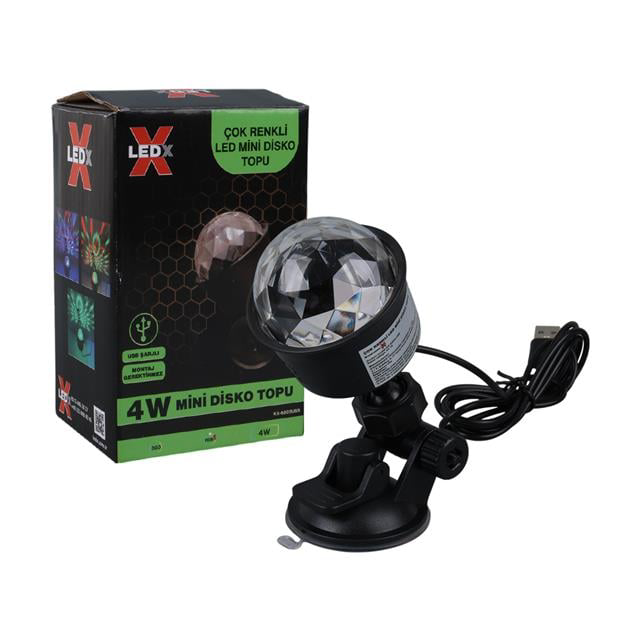 AL-KX-6889 Projeksiyon Atmosferli Usbli 4 Watt Şarjlı Sihirli Rgb