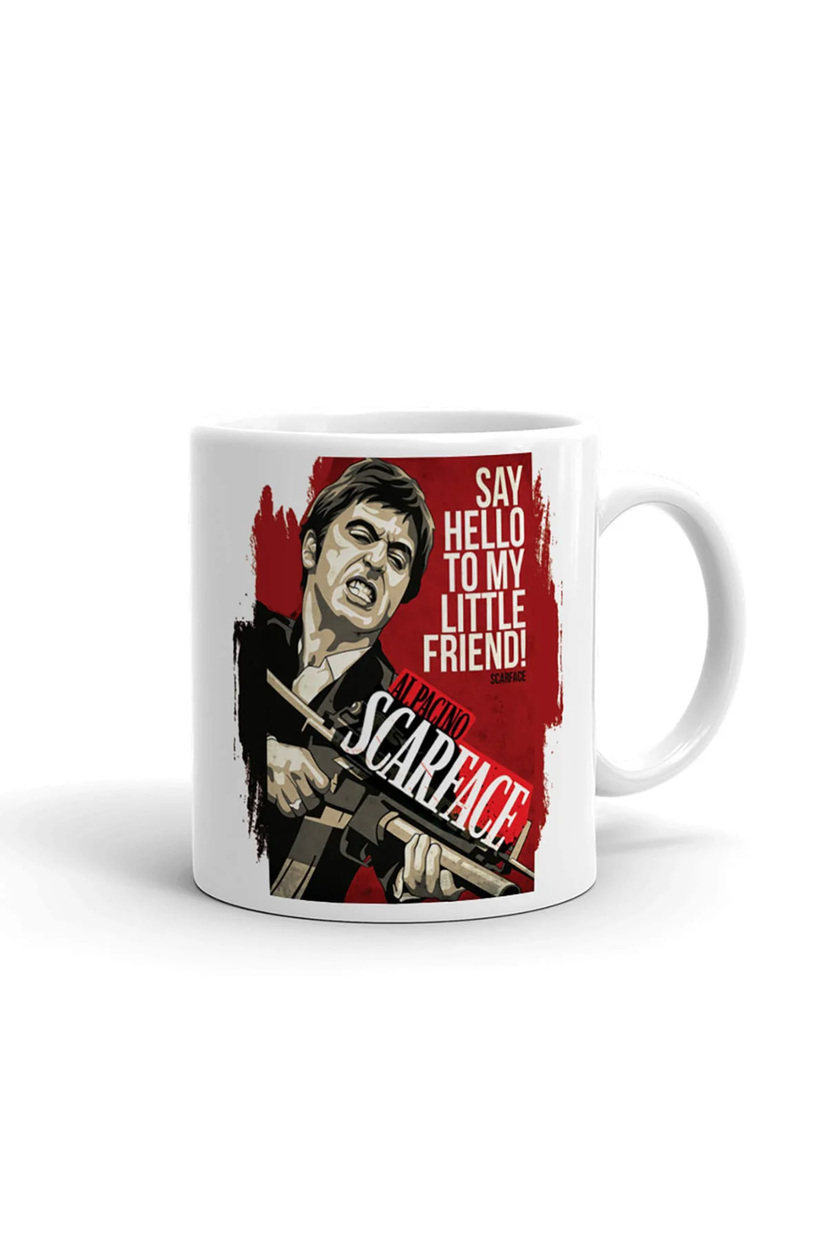 Al Pacino Scarface Seramik ithal Porselen Seramik Kupa Bardak