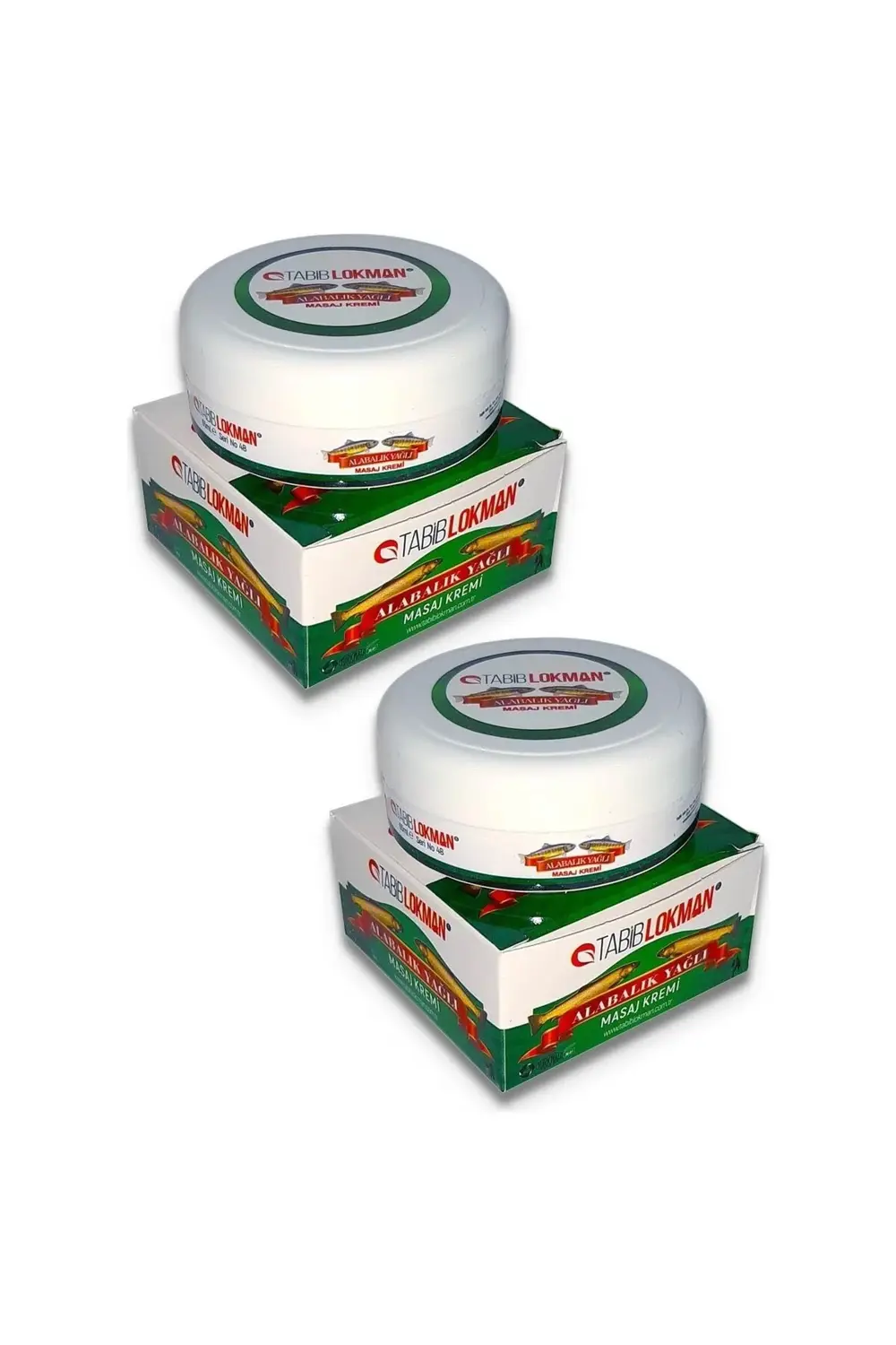 Alabalık Yağı Özlü Bitkisel Masaj Kremi 2 X 65 gr